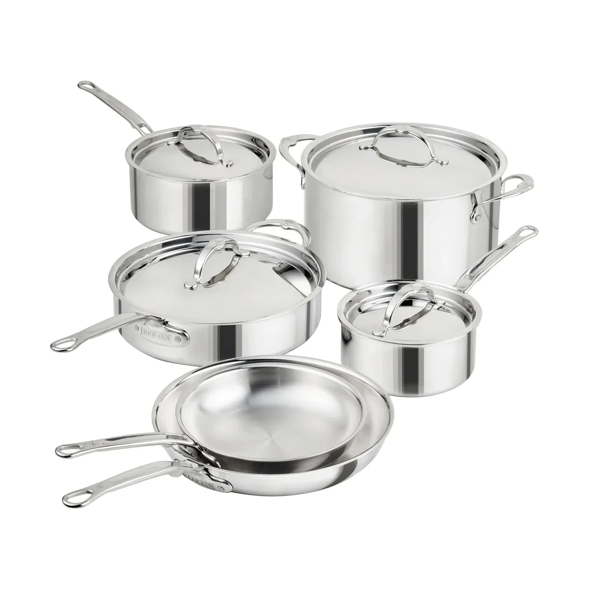 Hestan ProBond Luxe 鍋・フライパン セット, Stainless steel, 10 pieces Hestan