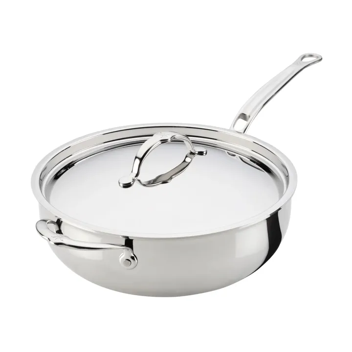 Hestan ProBond Luxe フライパン 蓋付き - Stainless steel, auxiliary handle - Hestan