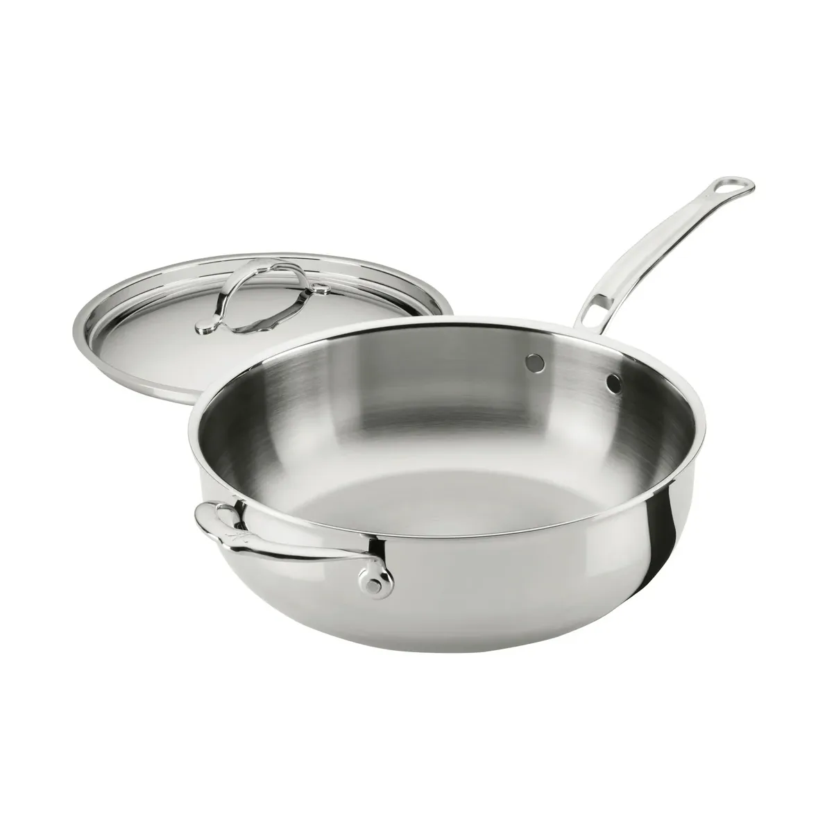 Hestan ProBond Luxe フライパン 蓋付き, Stainless steel, auxiliary handle Hestan
