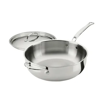 Hestan ProBond Luxe フライパン 蓋付き - Stainless steel, auxiliary handle - Hestan