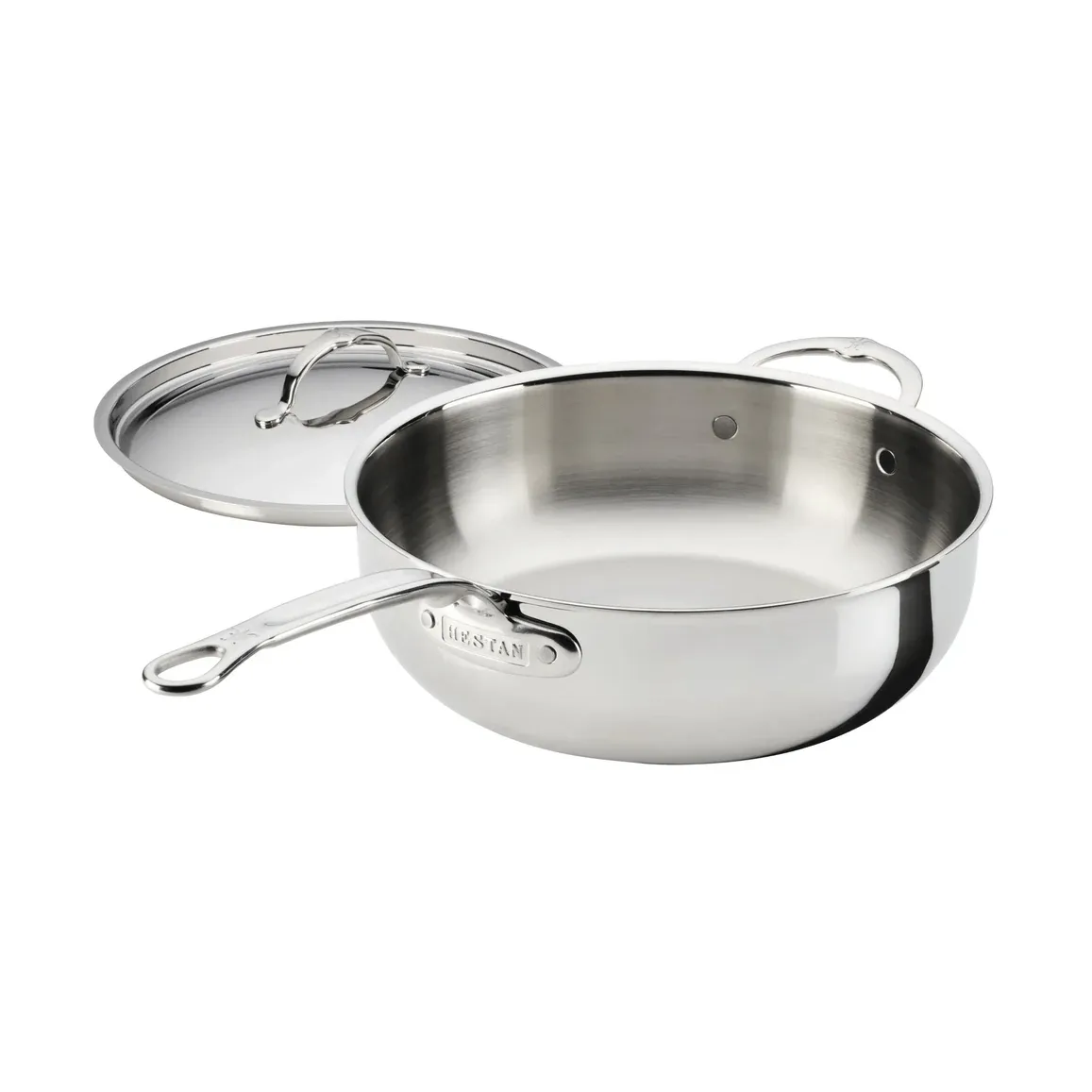 Hestan ProBond Luxe フライパン 蓋付き, Stainless steel, auxiliary handle Hestan
