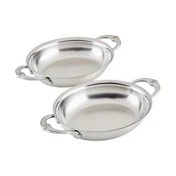 Hestan Provisions 楕円形 グラタン皿 - ミニ オープン 2個セット 17 cm - Hestan