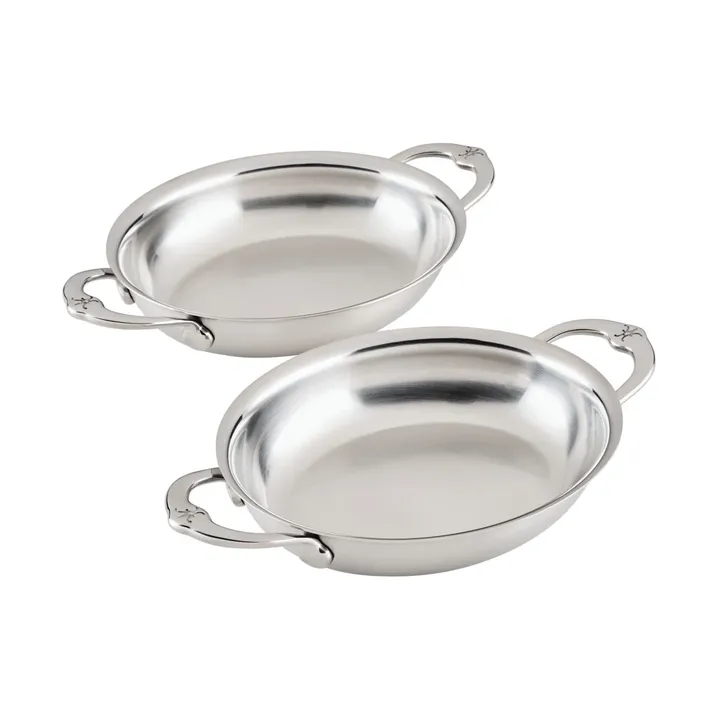 Hestan Provisions 楕円形 グラタン皿 - ミニ オープン 2個セット 17 cm - Hestan