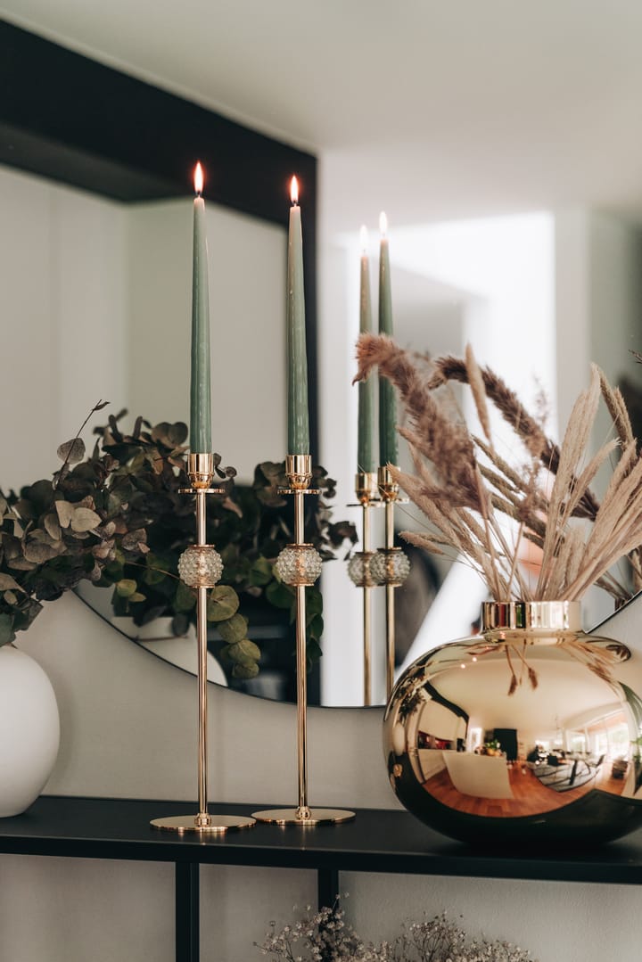 Alba キャンドルスティック 40 cm, Solid brass and glass Hilke Collection