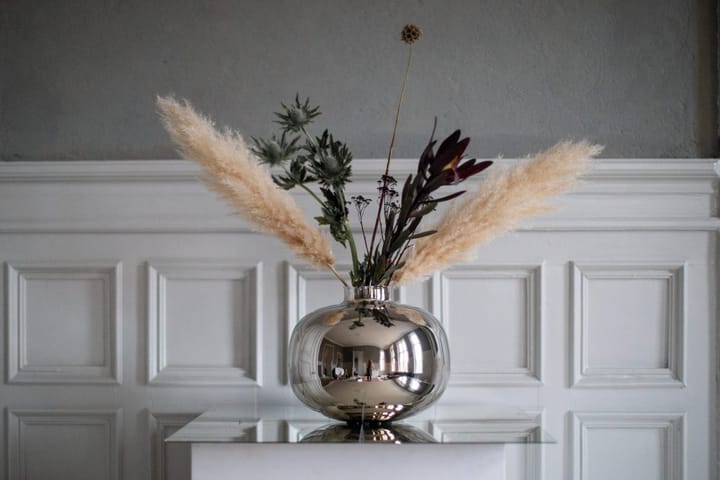 Amico 花瓶 Ø29 cm, Nickel-plated brass Hilke Collection