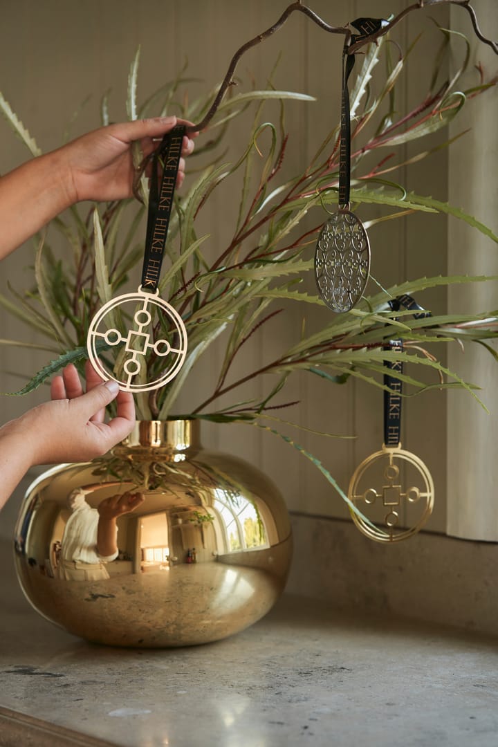 Amico 花瓶 Ø29 cm, Solid brass Hilke Collection