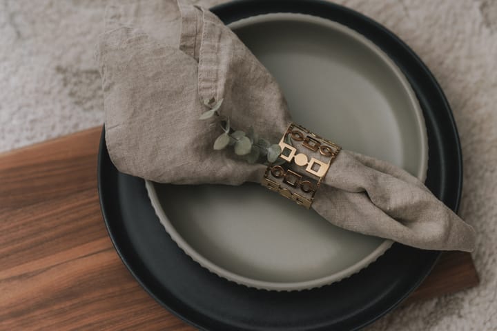 Anima ナプキンリング 2個��セット, Brass Hilke Collection