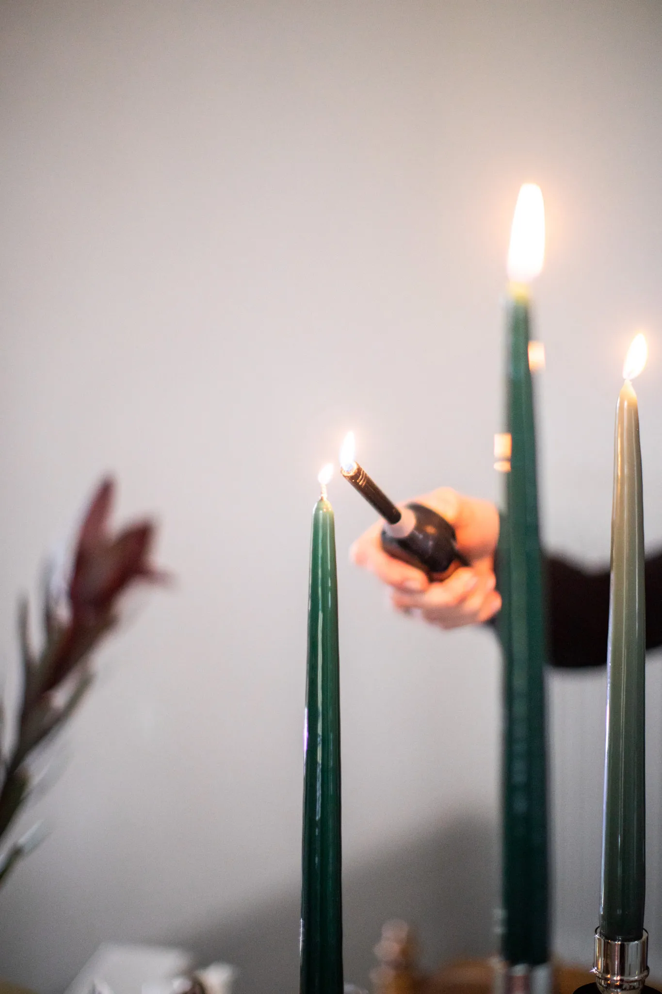 Herrgårdsljus キャンドル 30 cm 6本, Antique green Hilke Collection