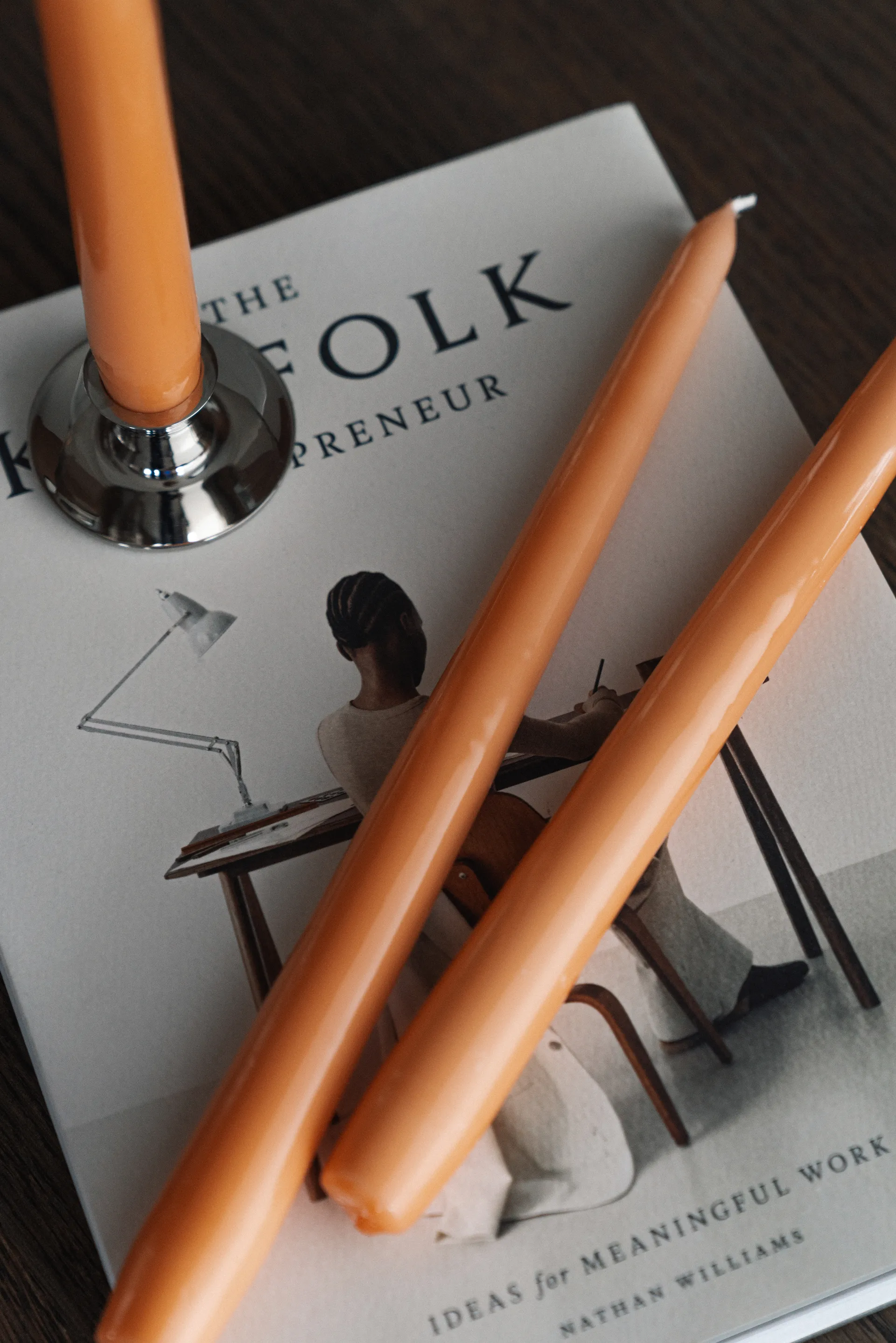 Herrgårdsljus キャンドル 30 cm 6本, Apricot Hilke Collection