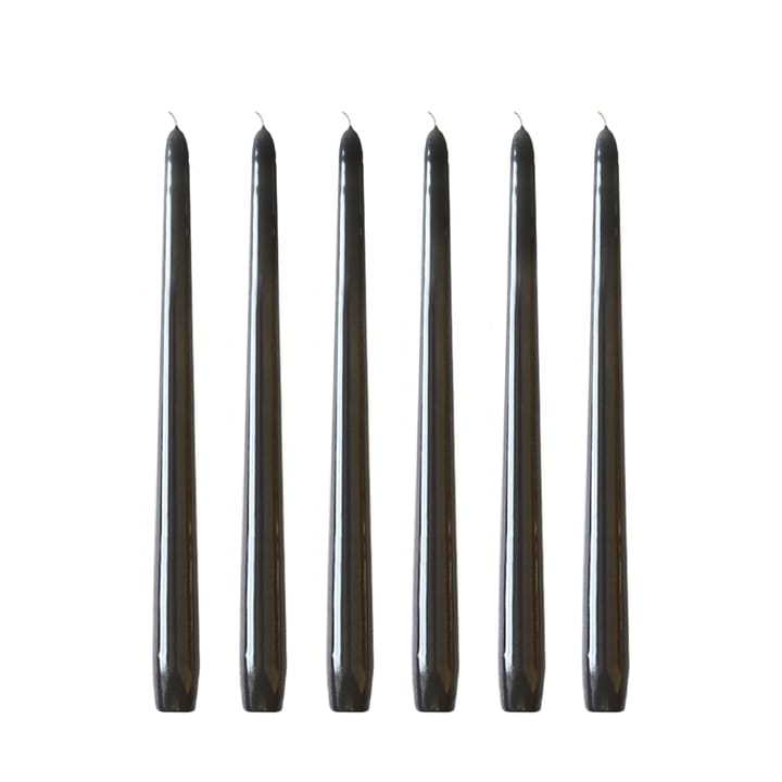 Herrgårdsljus キャンドル 30 cm 6本 - Black glossy - Hilke Collection