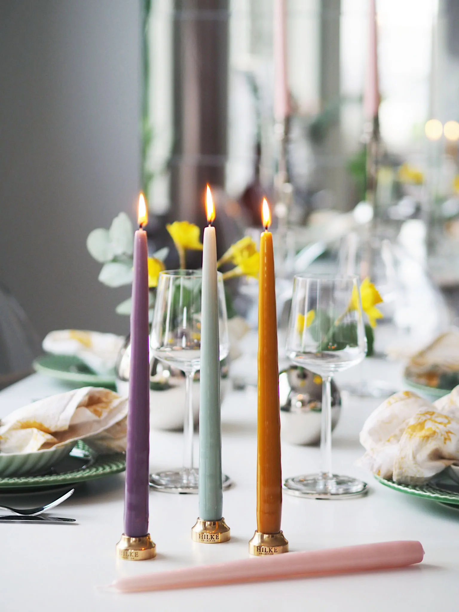 Herrgårdsljus キャンドル 30 cm 6本, Blueberry Hilke Collection