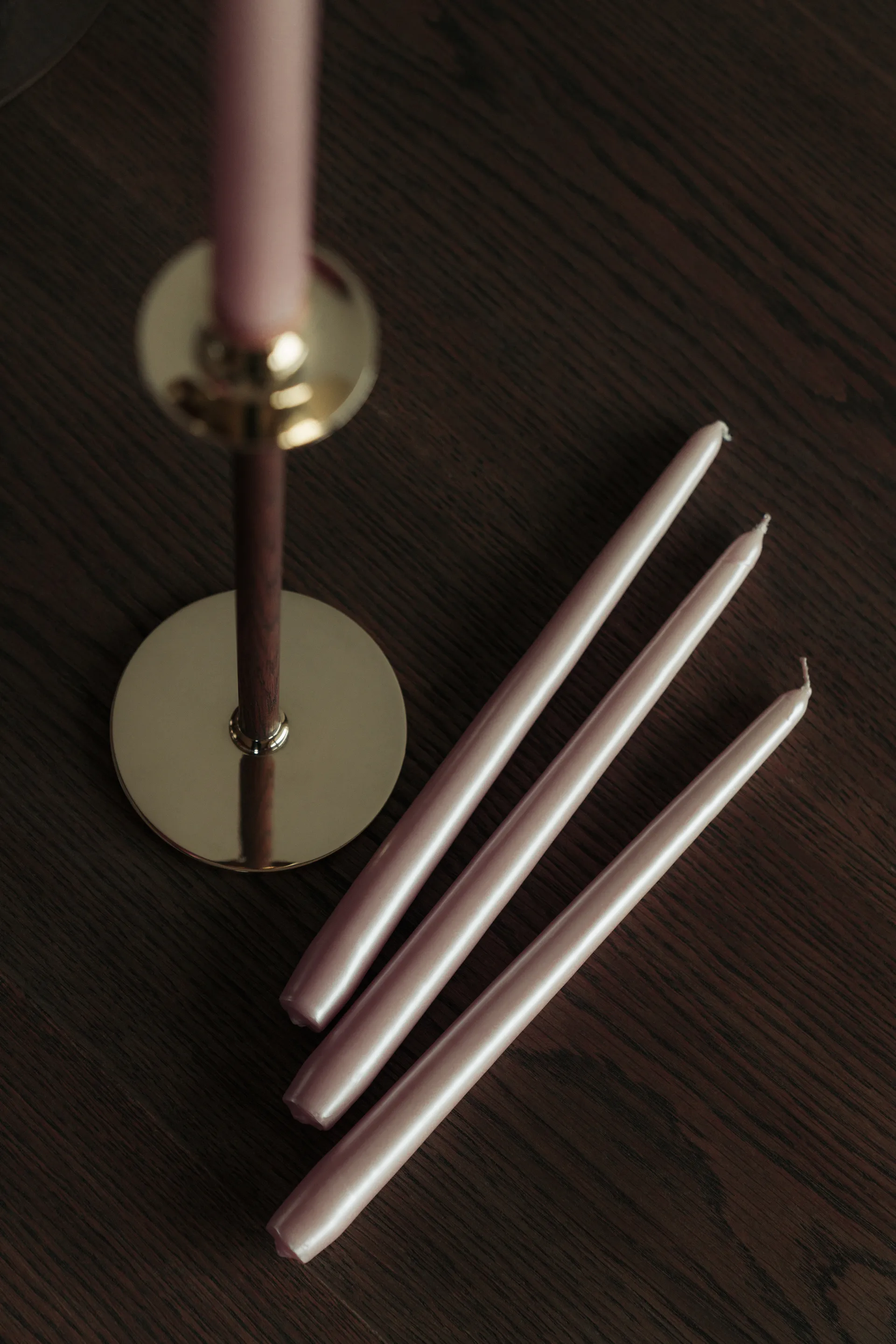 Herrgårdsljus キャンドル 30 cm 6本, Dusty pink pearl Hilke Collection