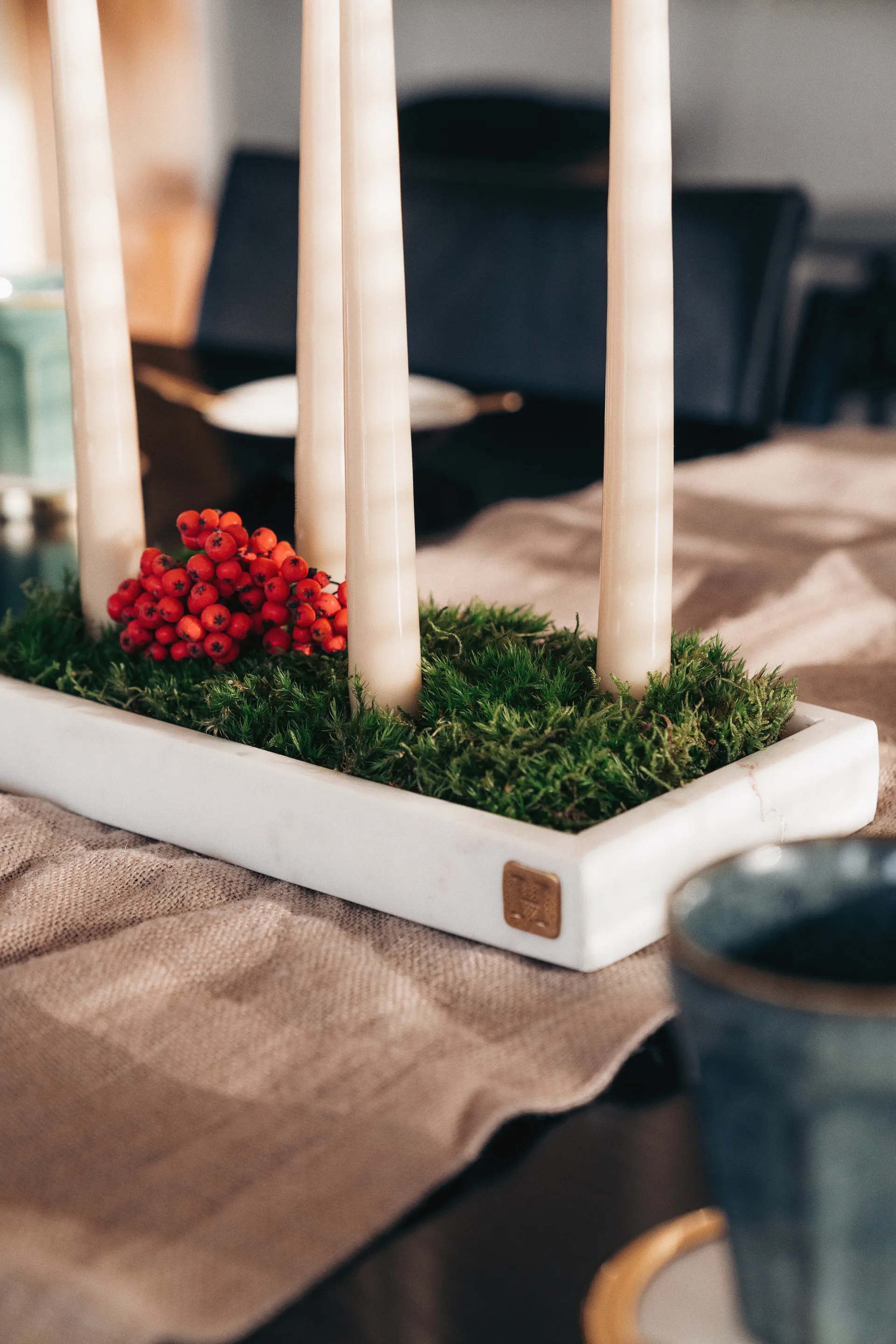 Herrgårdsljus キャンドル 30 cm 6本, Pink glossy Hilke Collection