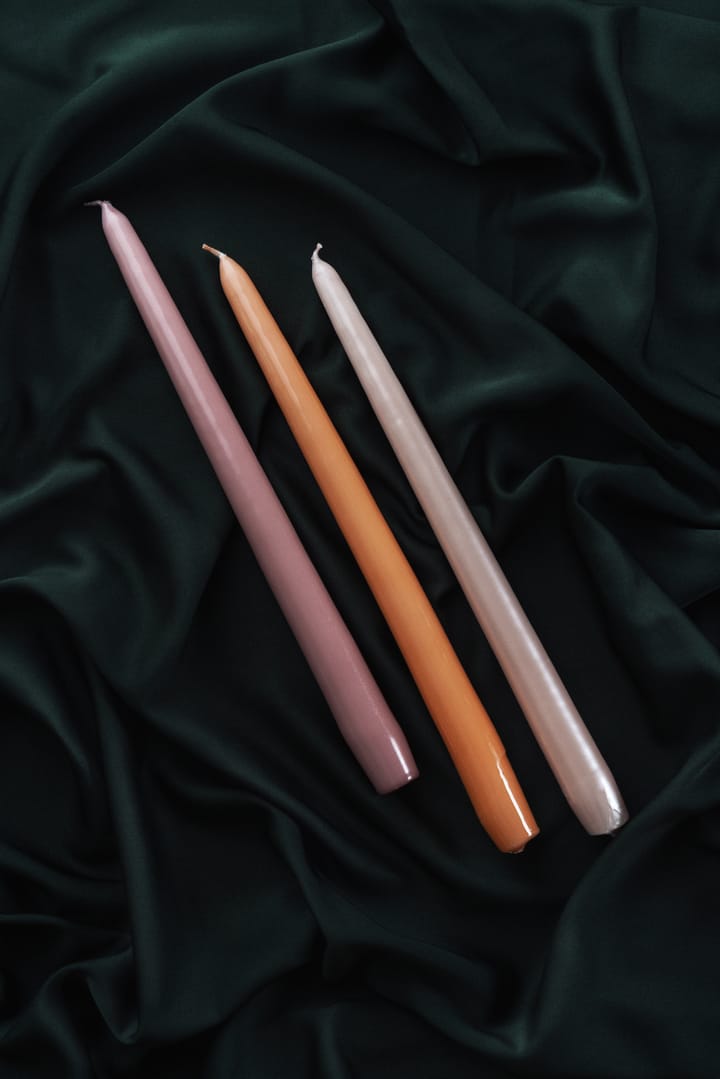 Herrgårdsljus キャンドル 30 cm 6本, Pink metallic Hilke Collection