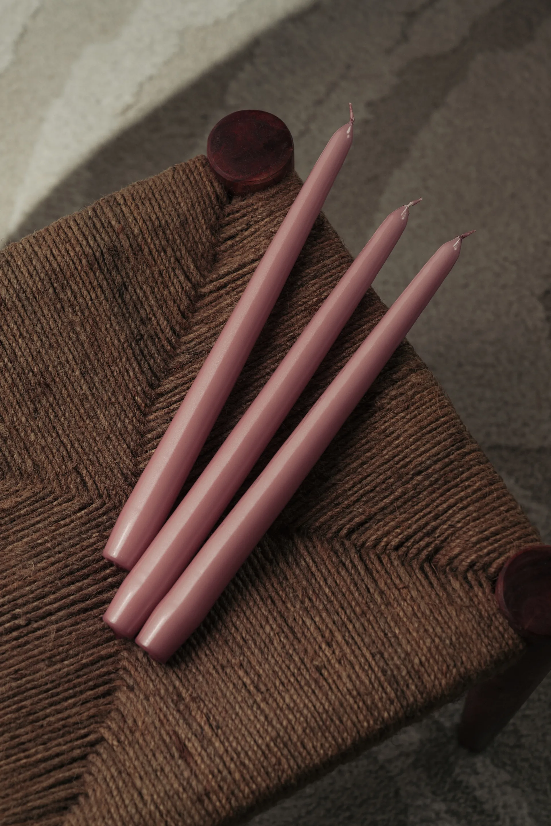 Herrgårdsljus キャンドル 30 cm 6本, Pink metallic Hilke Collection