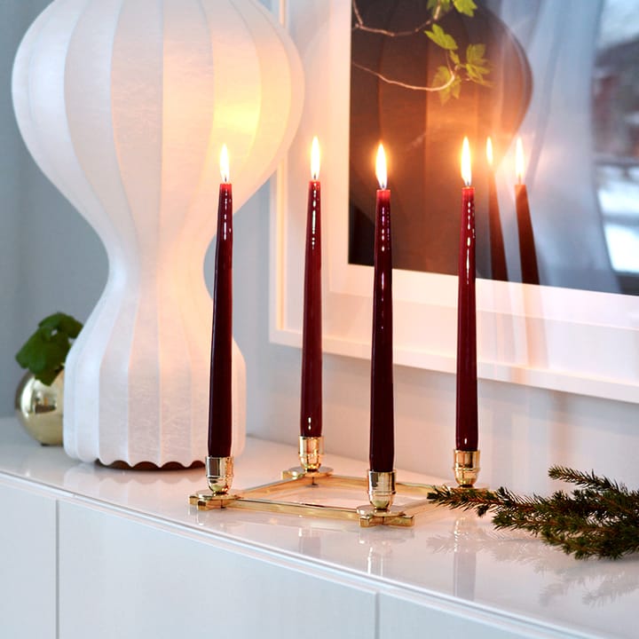 Herrgårdsljus キャンドル 30 cm 6本, Wine red glossy Hilke Collection