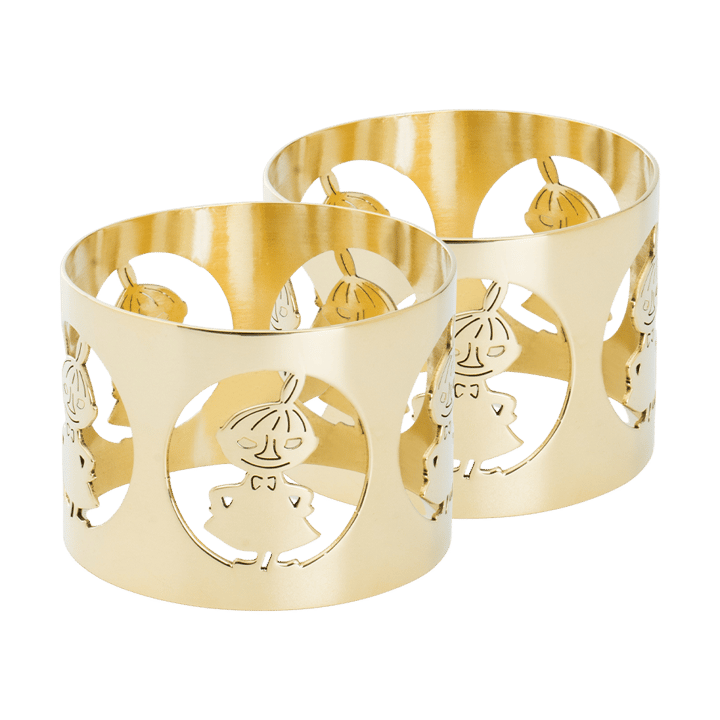 Hilke X ムーミン ナプキンリング リトルミィ 2個 - Brass - Hilke Collection