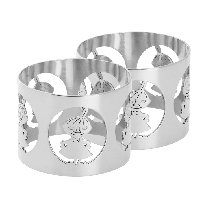 Hilke X ムーミン ナプキンリング リトルミィ 2個 - Nickel-plated brass - Hilke Collection