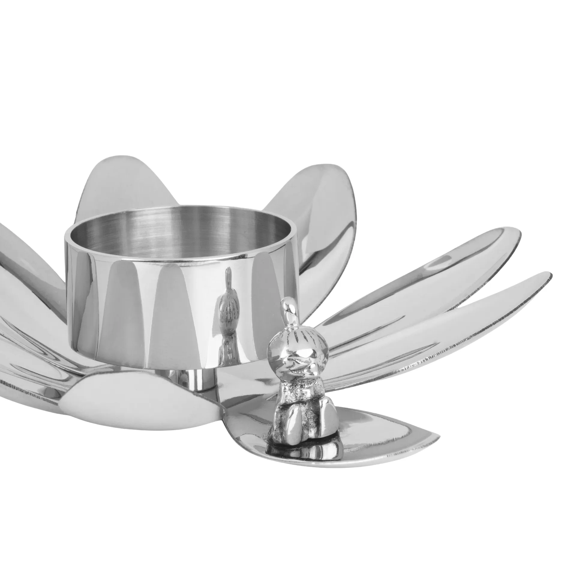 Hilke X ムーミン リトルミィ キャンドルホルダー, Nickel-plated brass Hilke Collection