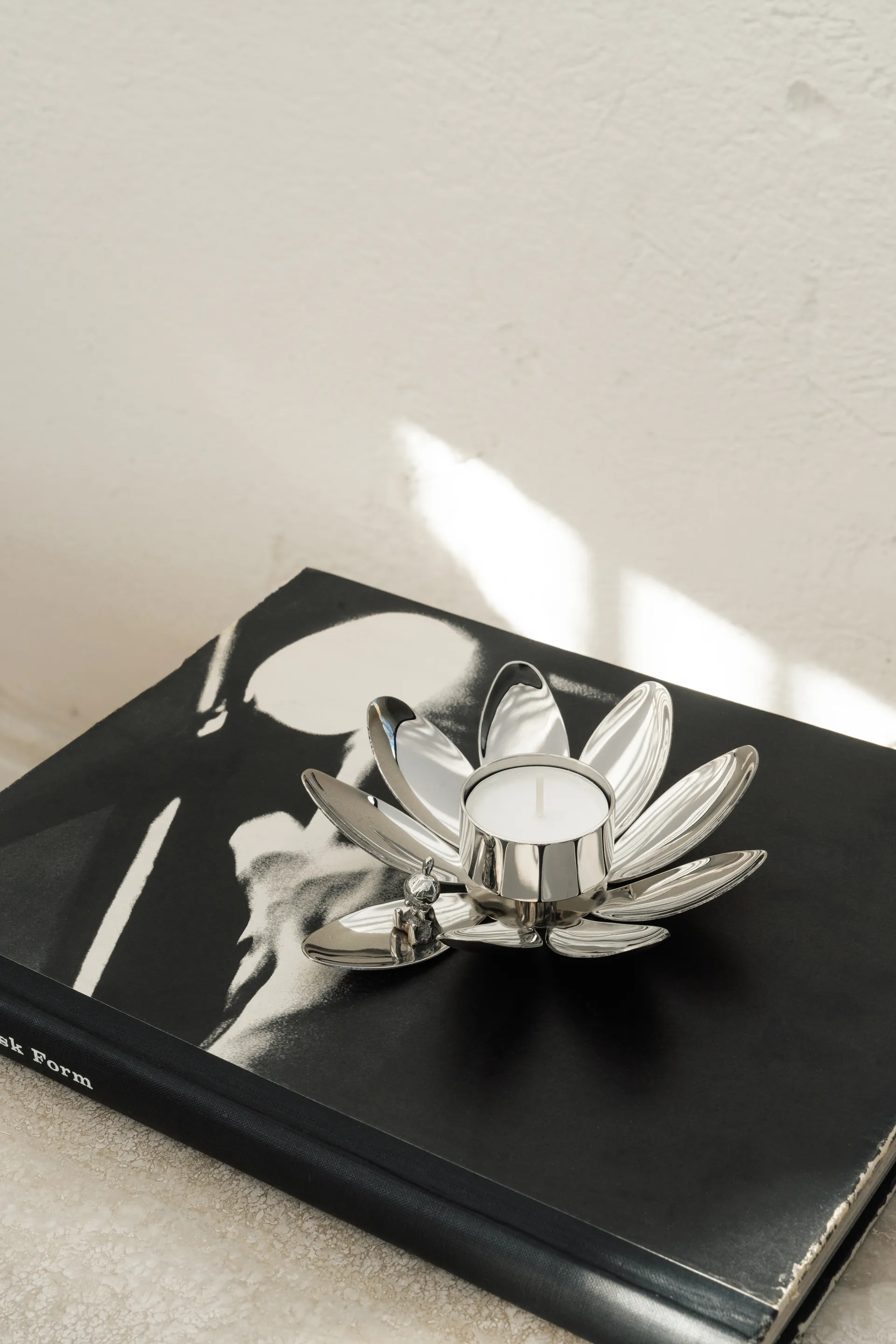 Hilke X ムーミン リトルミィ キャンドルホルダー, Nickel-plated brass Hilke Collection