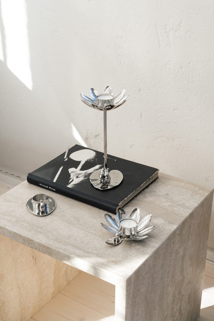 Hilke X ムーミン リトルミィ キャンドルホルダー, Nickel-plated brass Hilke Collection