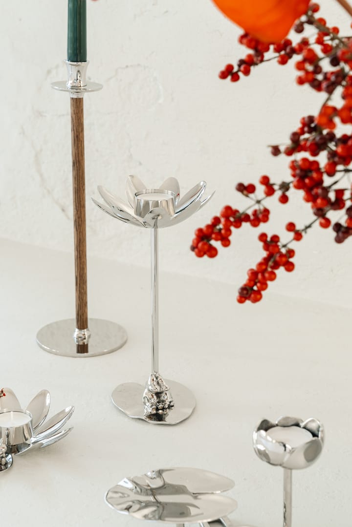 Hilke X ムーミン リトルミィ キャンドルホルダー, Nickel-plated brass Hilke Collection