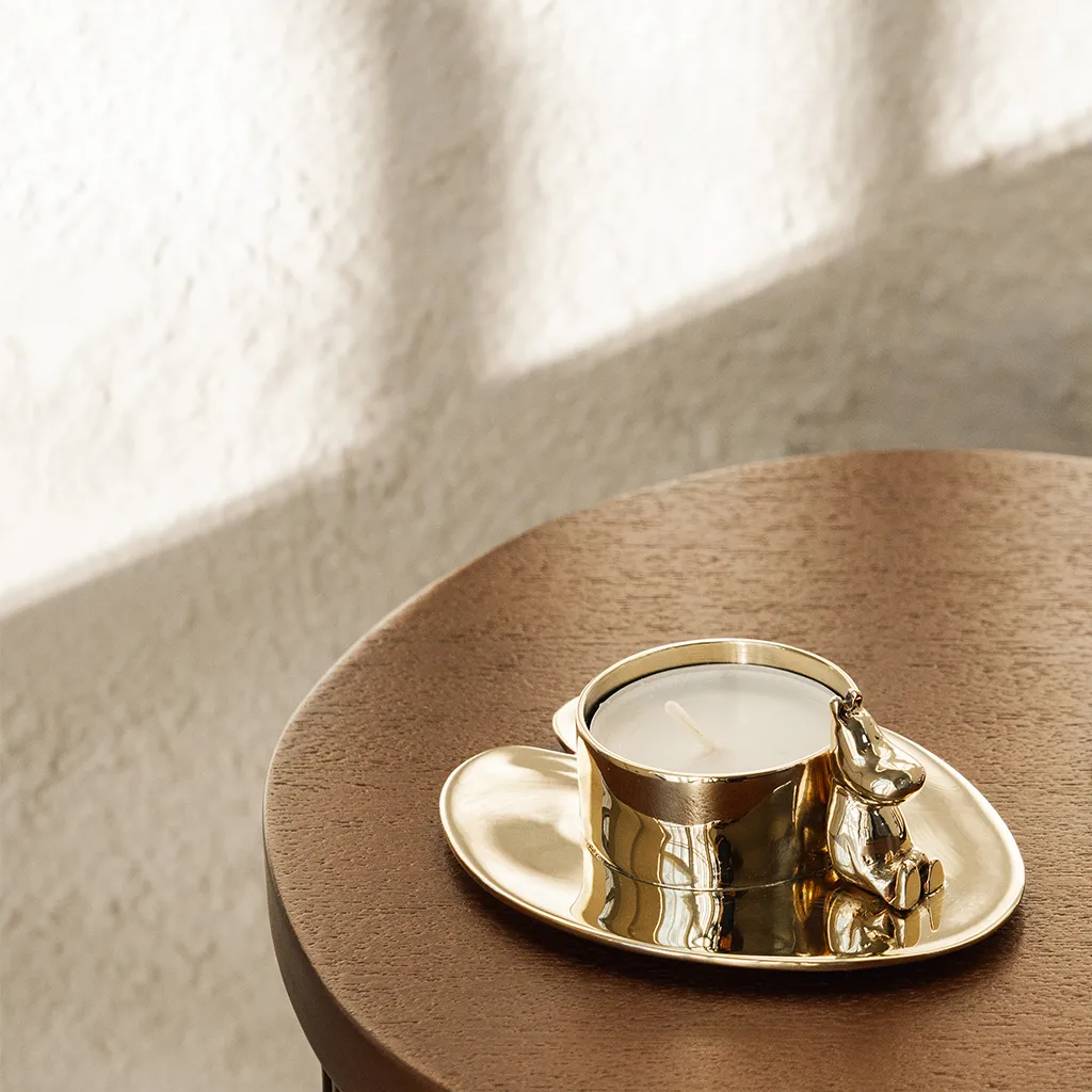 Hilke X ムーミン No.3 キャンドルホルダー, Brass Hilke Collection