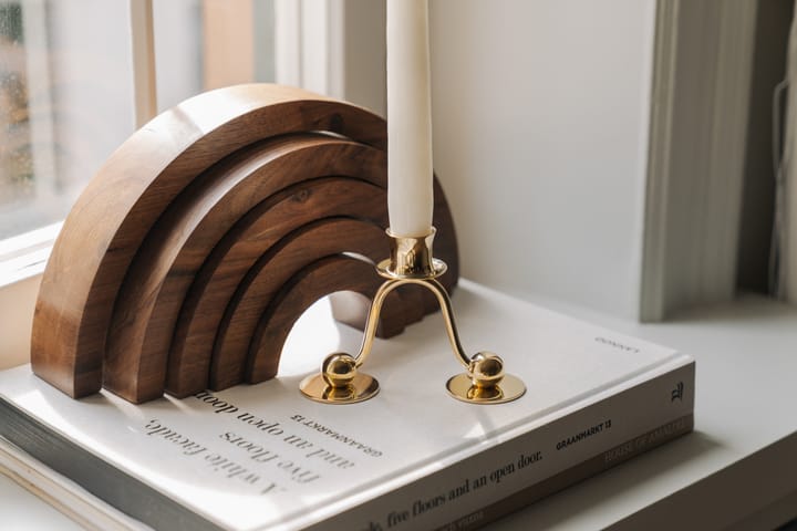 Lignano Sabbiadoro キャンドルスティック 1, Brass Hilke Collection