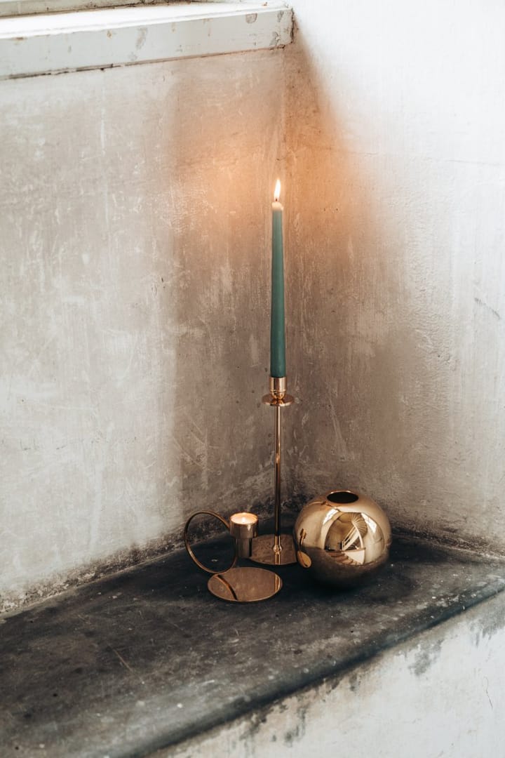 Luce Del Sole キャンドルスティック 30 cm, Solid brass Hilke Collection