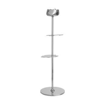 Ninfea Alta キャンドルスティック 30 cm - Nickel-plated brass - Hilke Collection