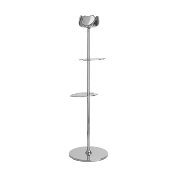 Ninfea Alta キャンドルスティック 35 cm - Nickel-plated brass - Hilke Collection