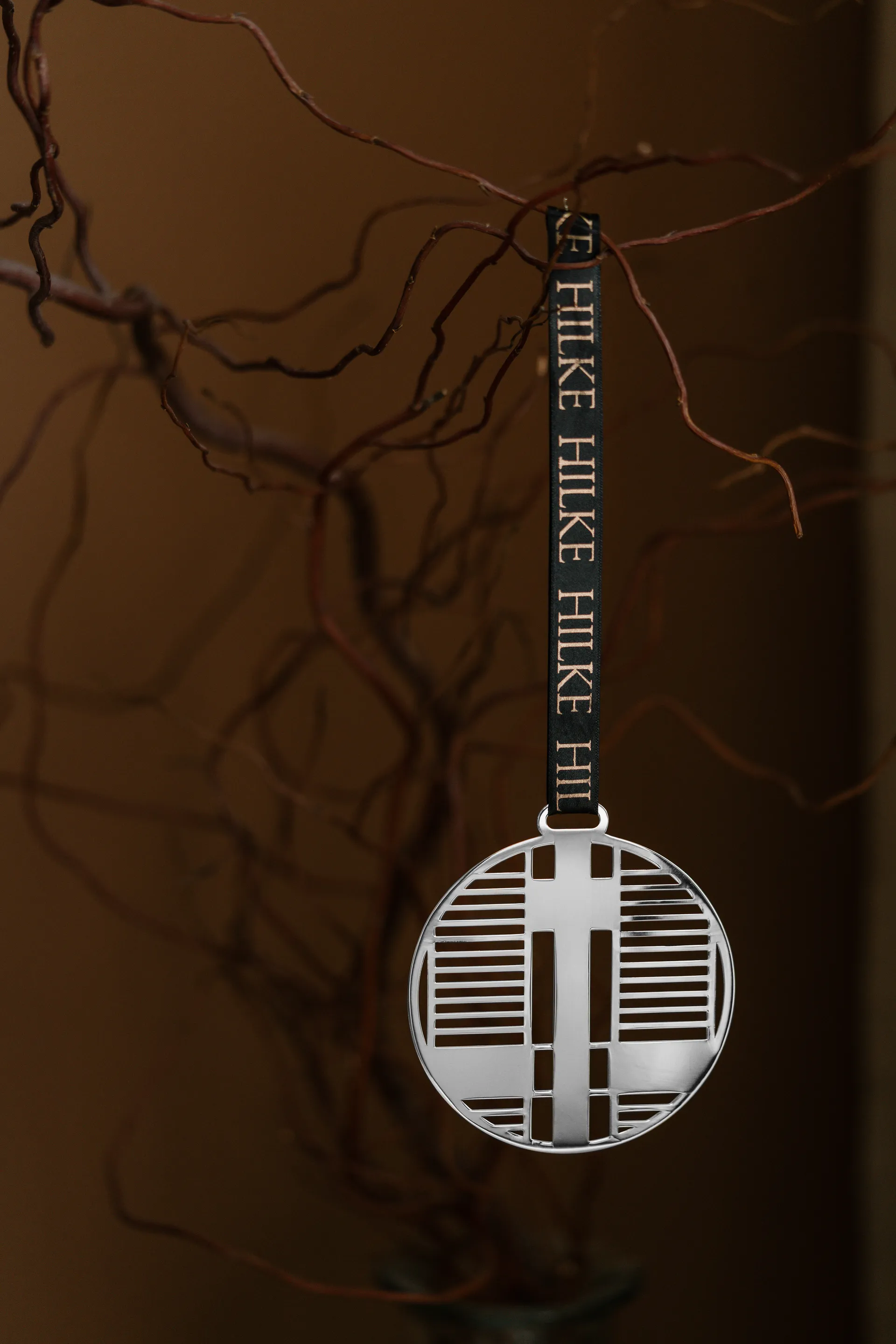 Piano ツリーオーナメント, Nickel-plated brass Hilke Collection