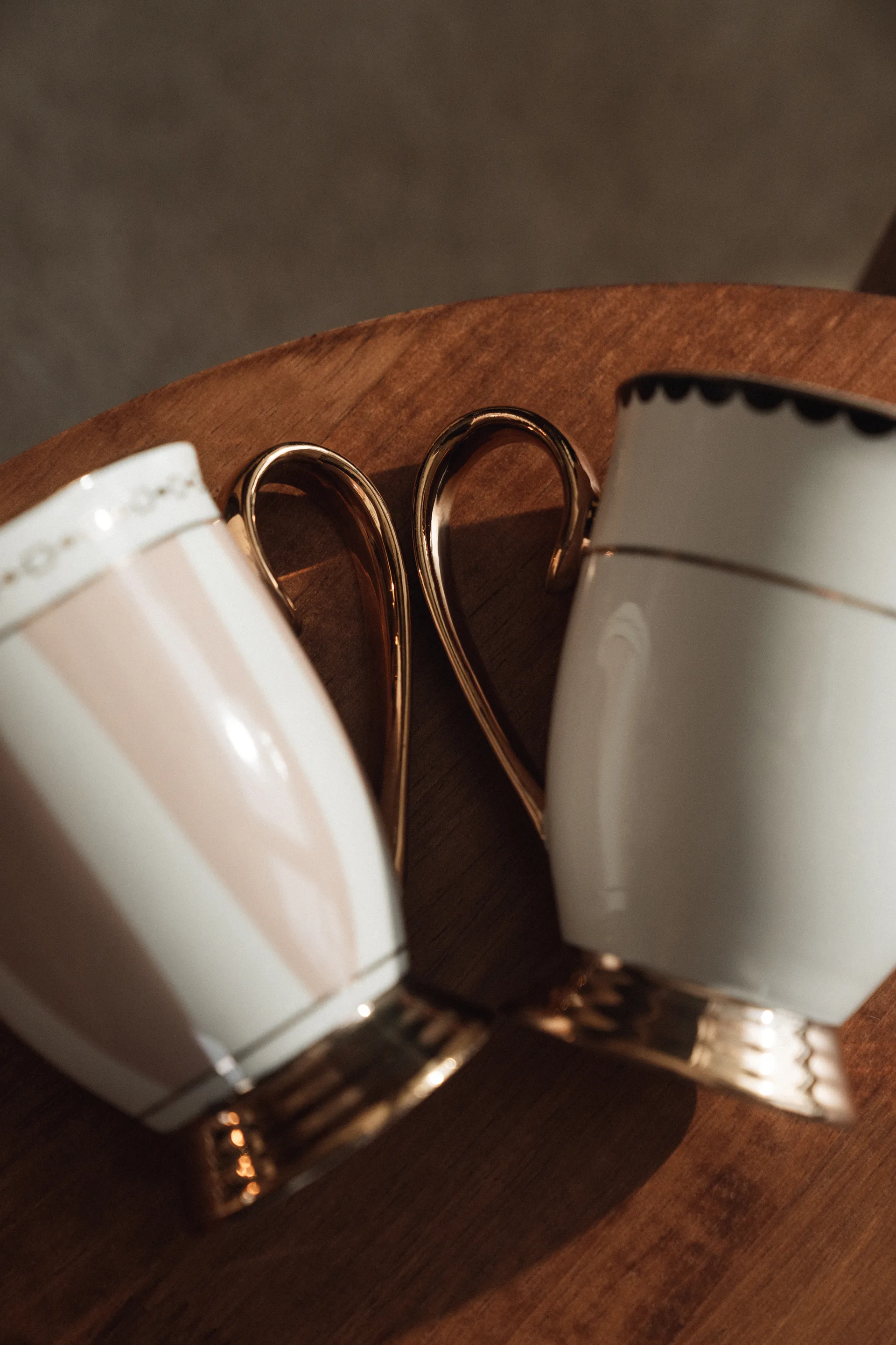 Strisce Rosa マグ 28 cl, Pink-white-gold Hilke Collection