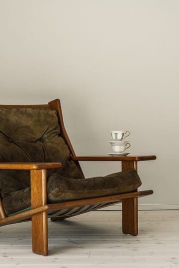 Strisce Tortora ソーサー付きカップ - 22 cl - Hilke Collection