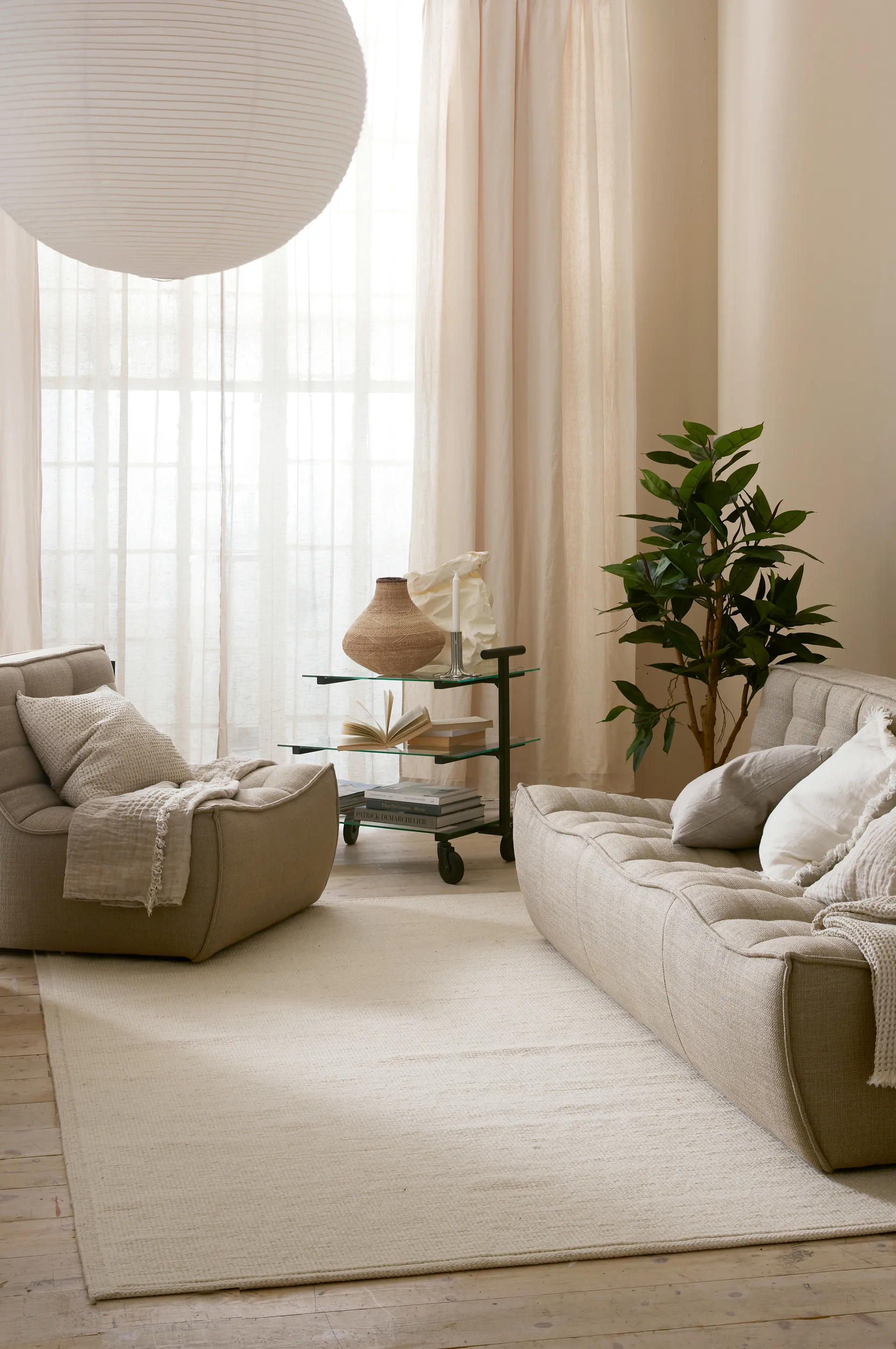 ヒムラ ウールラグ ナチュラル, 140x200 cm Himla | ヒムラ