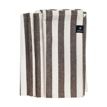 Bretagne ファブリックナプキン 50x50 cm 4枚 - Chocolate - Himla | ヒムラ