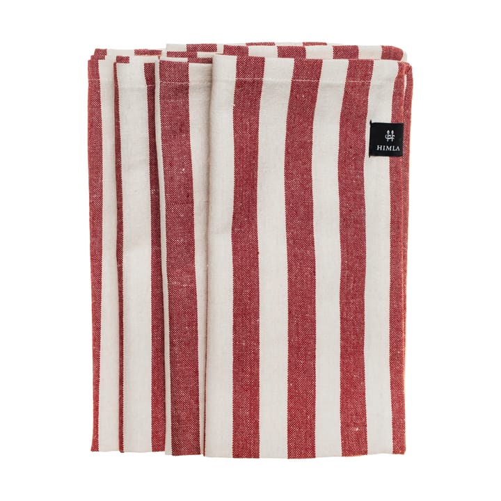 Bretagne ファブリックナプキン 50x50 cm 4枚 - Deep red - Himla | ヒムラ