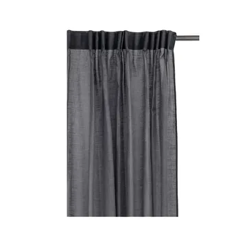 Dalsland カーテン - Charcoal, pleat band and channel - Himla | ヒムラ