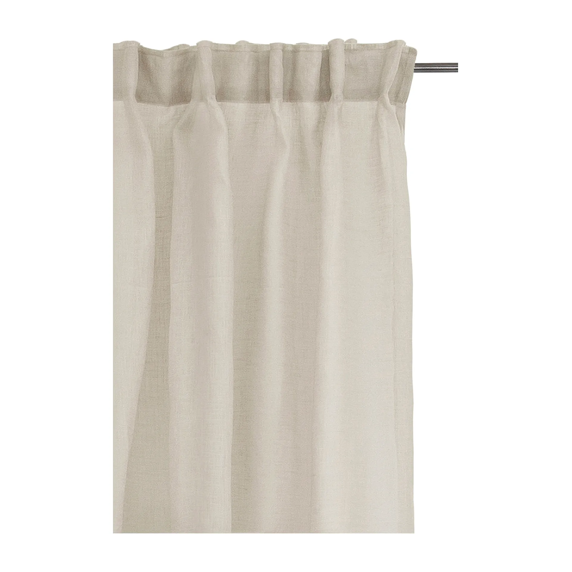 Dalsland curtain heading tape & channel 145x250 cm, Oatmeal Himla | ヒムラ