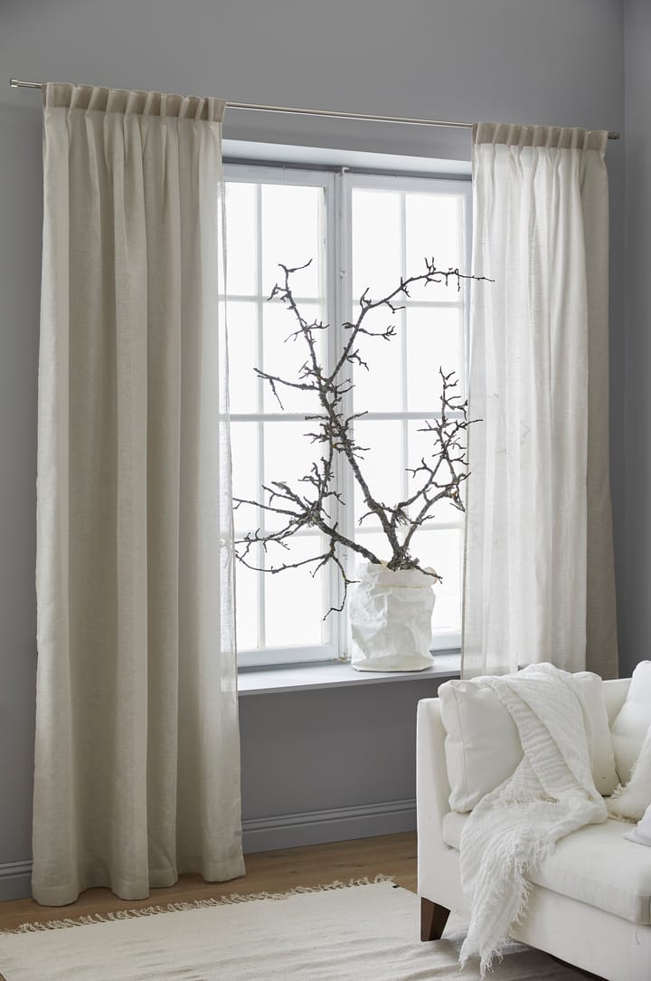Dalsland curtain heading tape & channel 145x250 cm, Oatmeal Himla | ヒムラ