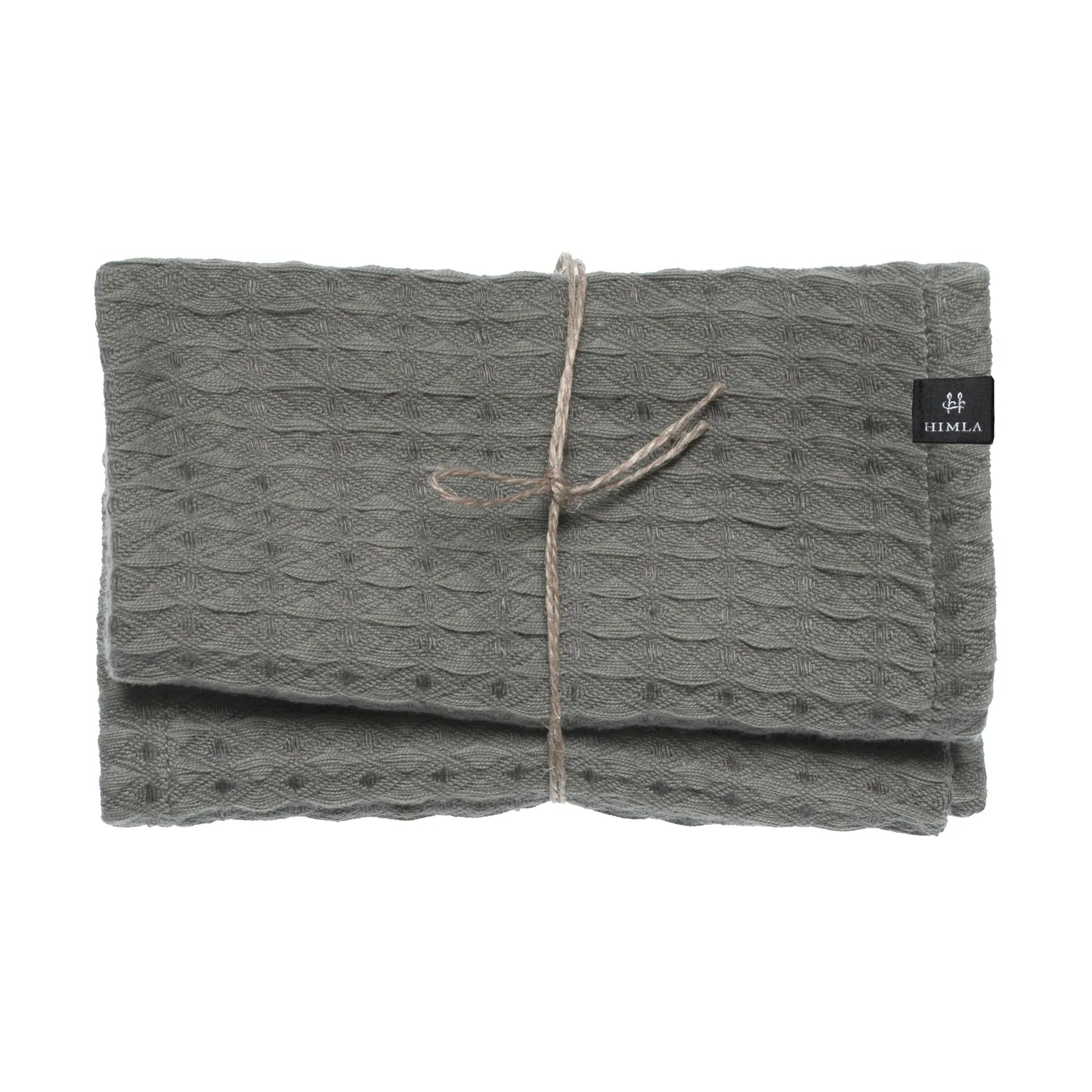 Ego ゲストタオル 30x30 cm 2枚セット, Charcoal Himla | ヒムラ