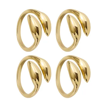 Inverness ナプキンリング - Brass, 4-pack - Himla | ヒムラ