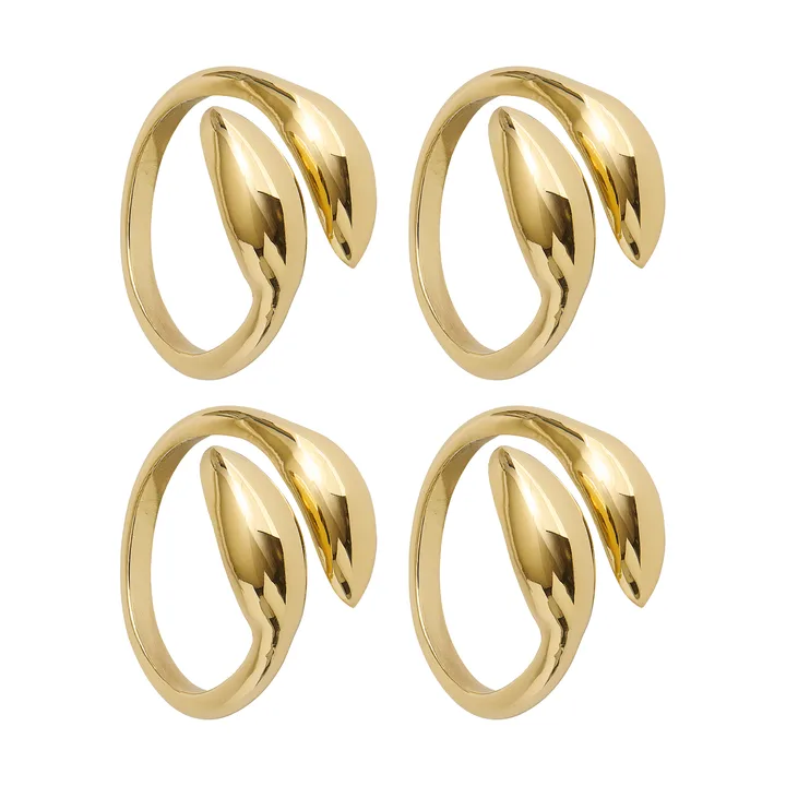 Inverness ナプキンリング - Brass, 4-pack - Himla | ヒムラ