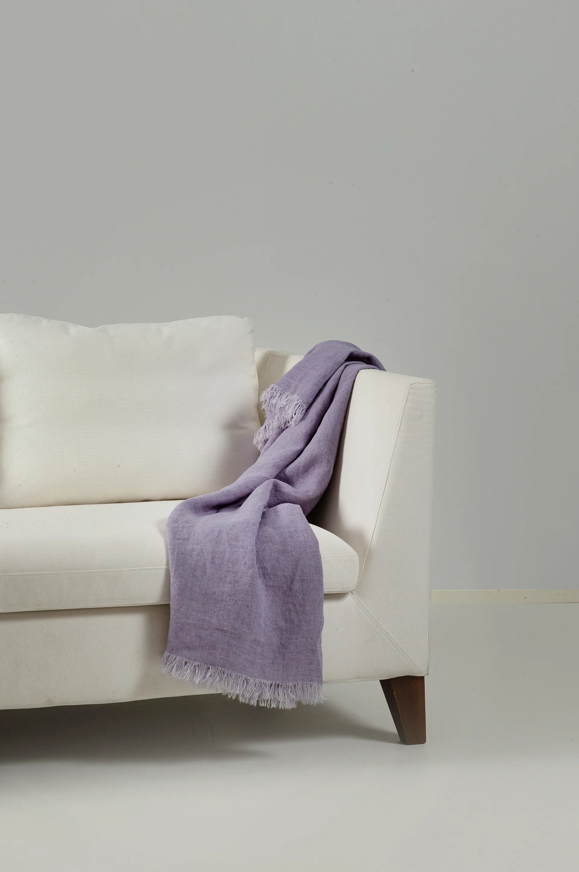 LeveLinen スロー 140X240 cm, Violet Himla | ヒムラ