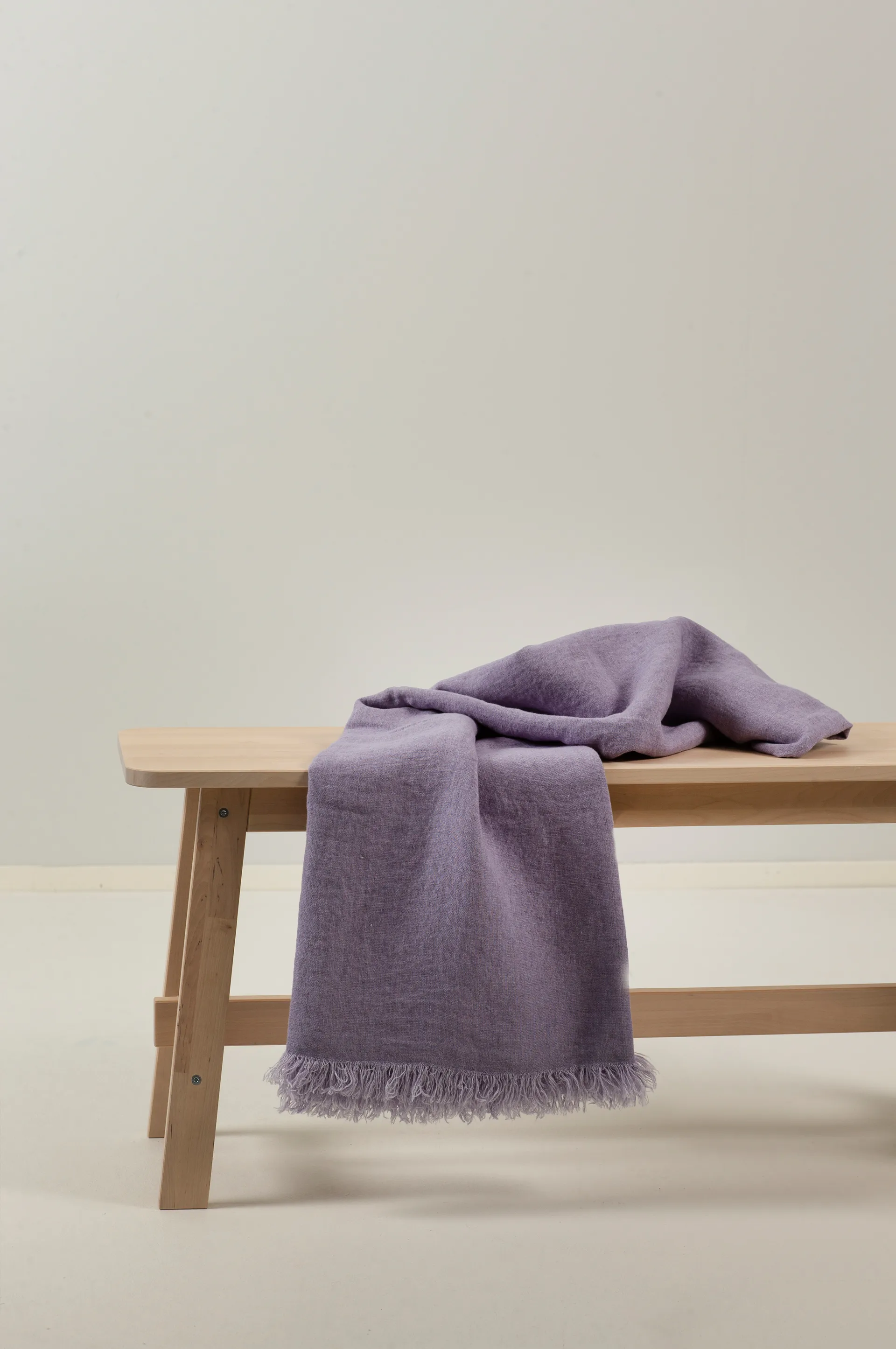 LeveLinen スロー 140X240 cm, Violet Himla | ヒムラ