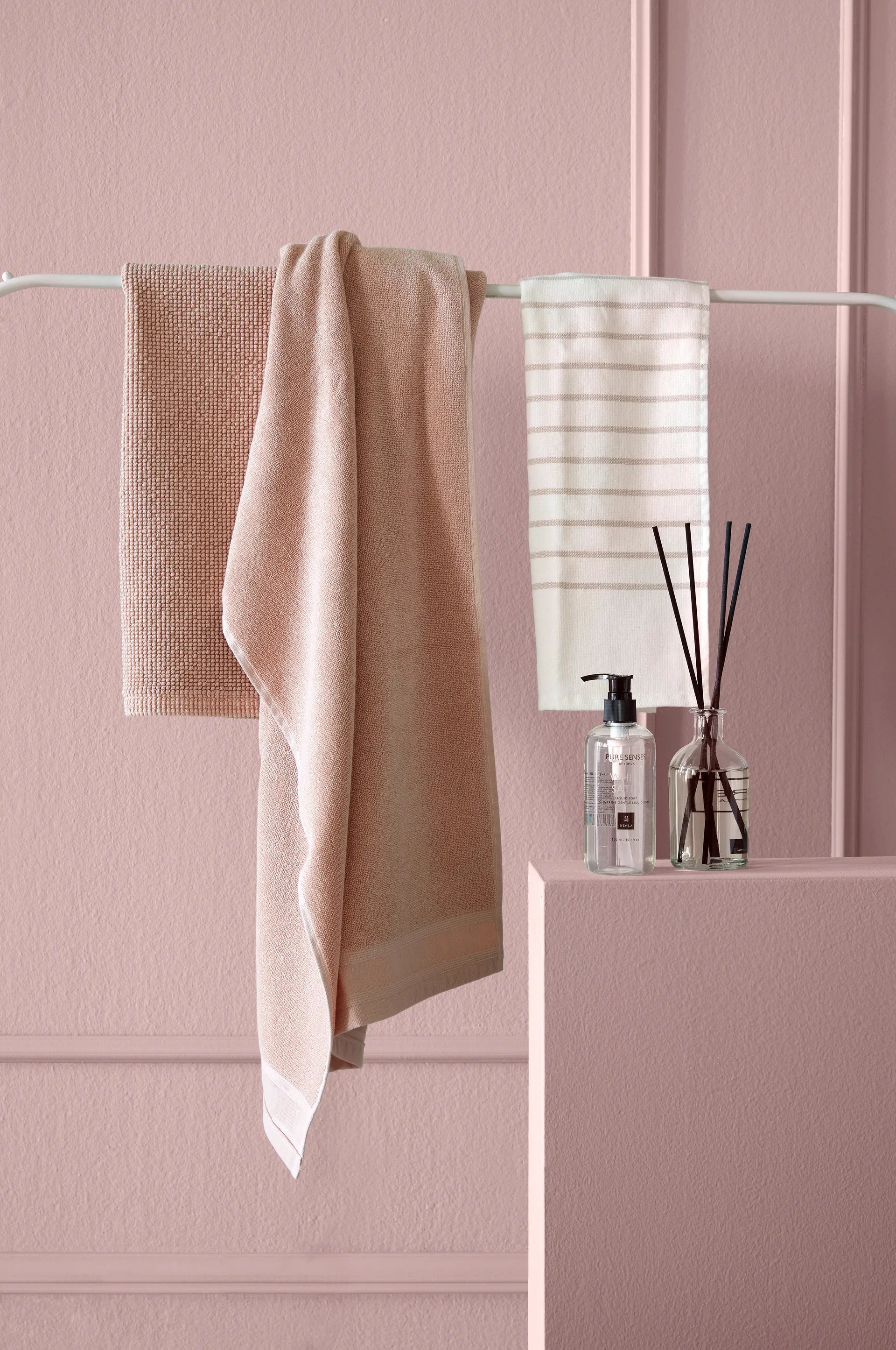 Lina タオル 50x70 cm, Powder Himla | ヒムラ