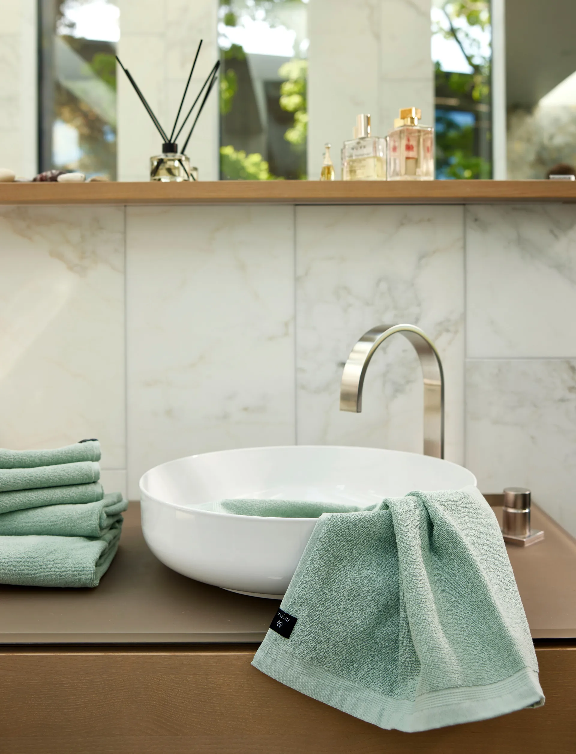 Lina タオル, Aqua, 100x150 cm Himla | ヒムラ