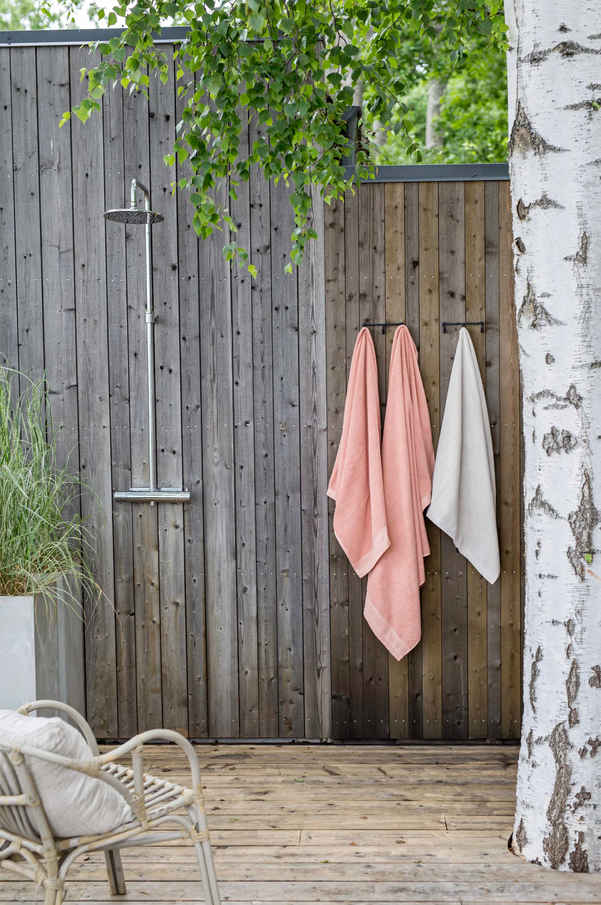 Linen タオル coral, 50x70 cm Himla | ヒムラ