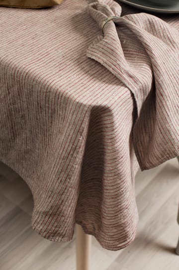Linus デーブルクロス 145x330 cm - True red-natural - Himla | ヒムラ