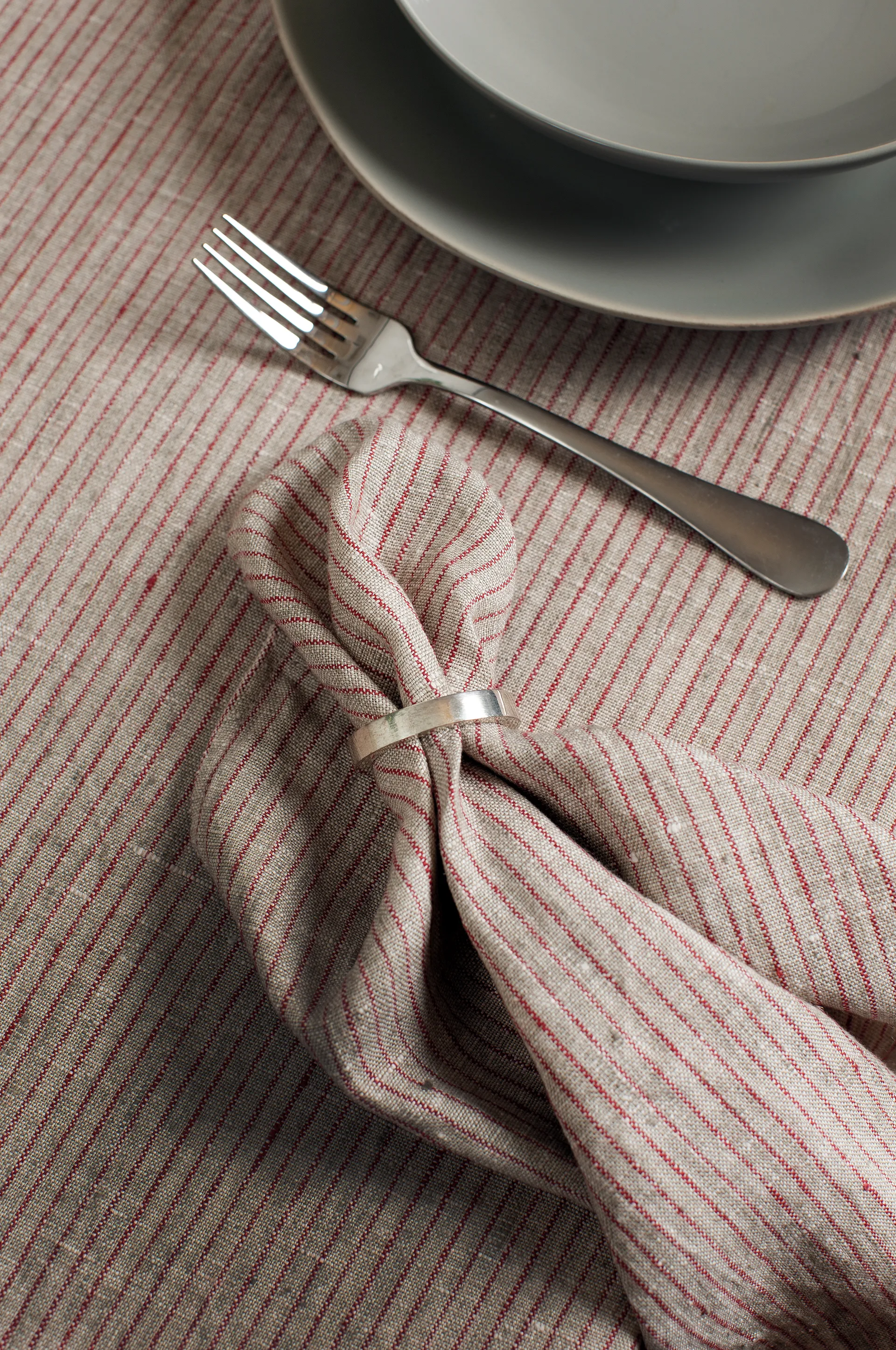 Linus ナプキン 45x45 cm 4パックセット, True red-natural Himla | ヒムラ